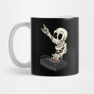 Halloween Skeleton DJ Mug